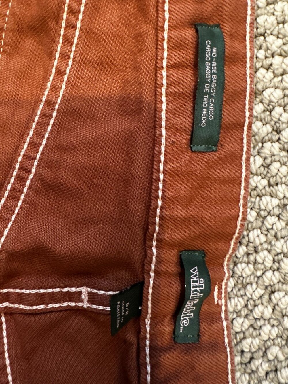 Wild Fable Baggy Cargo Pants - Picture 3 of 4
